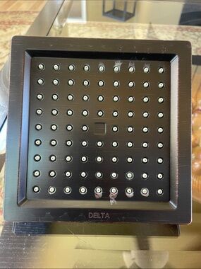Delta Dryden Square Shower Head in Venetian Bronze Finish